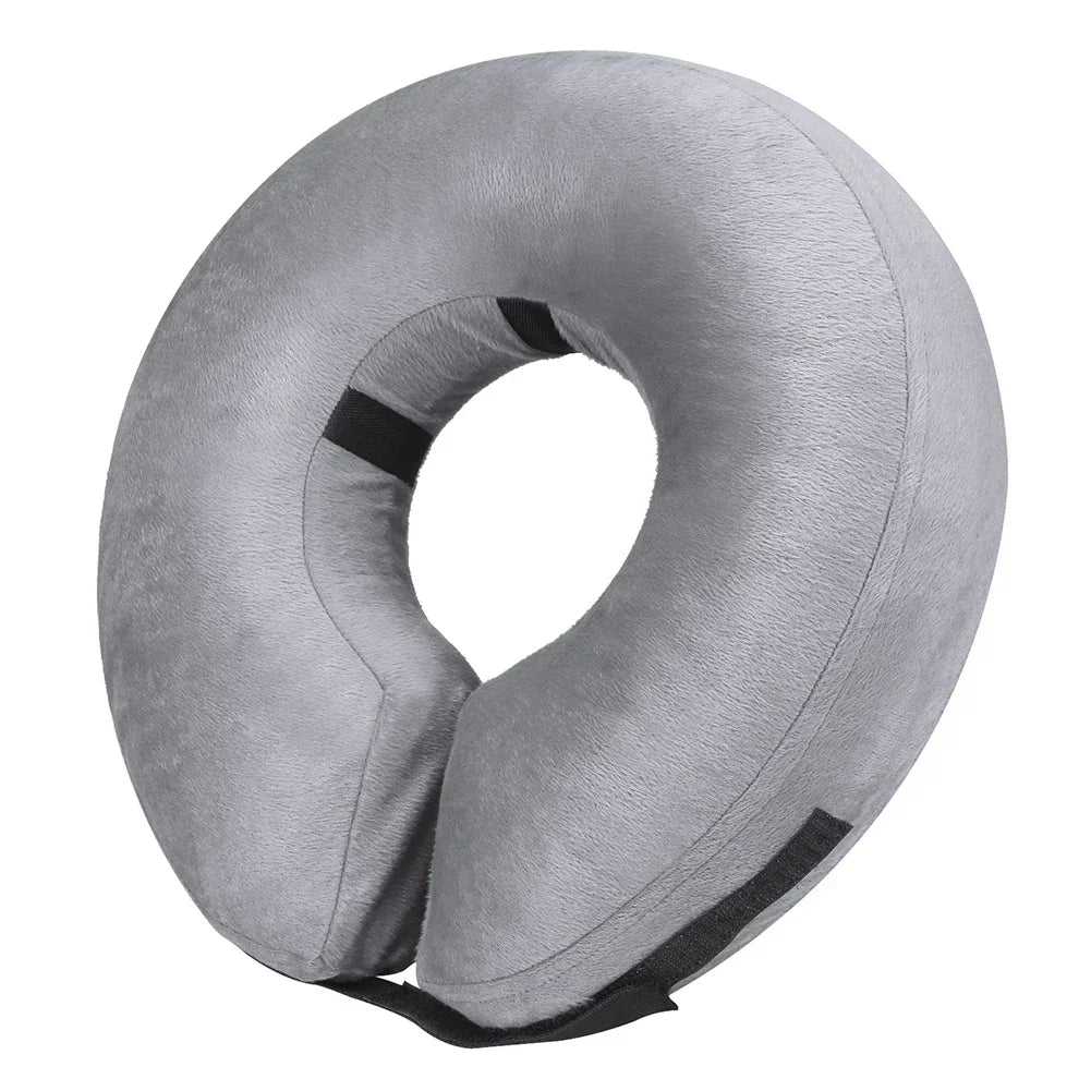 Protective Inflatable Dog Recovery Collar – Soft Pet Cone for Dogs and Cats