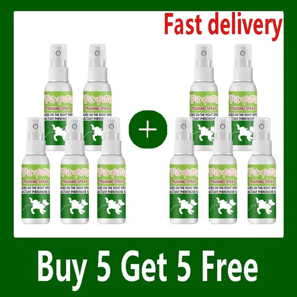 Pet Toilet Training Spray – Indoor Puppy & Cat Potty Training Aid