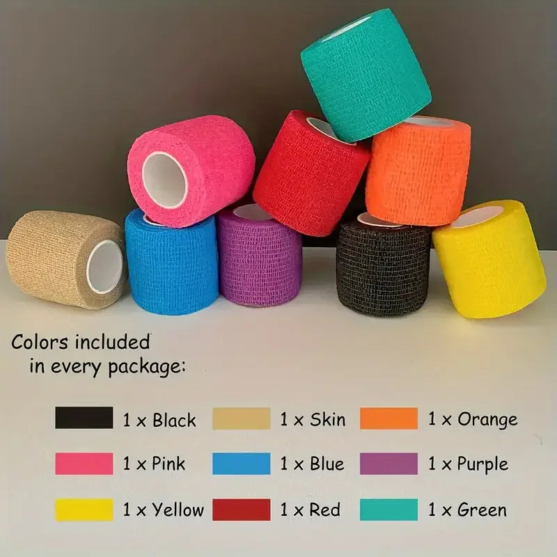 6-Pack Self-Adhering Waterproof Pet Bandages