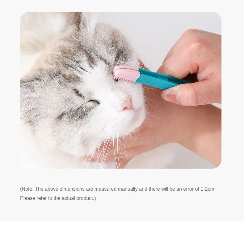 Pet Tear Stain Remover Comb, Grooming Brush for Small Dogs & Cats