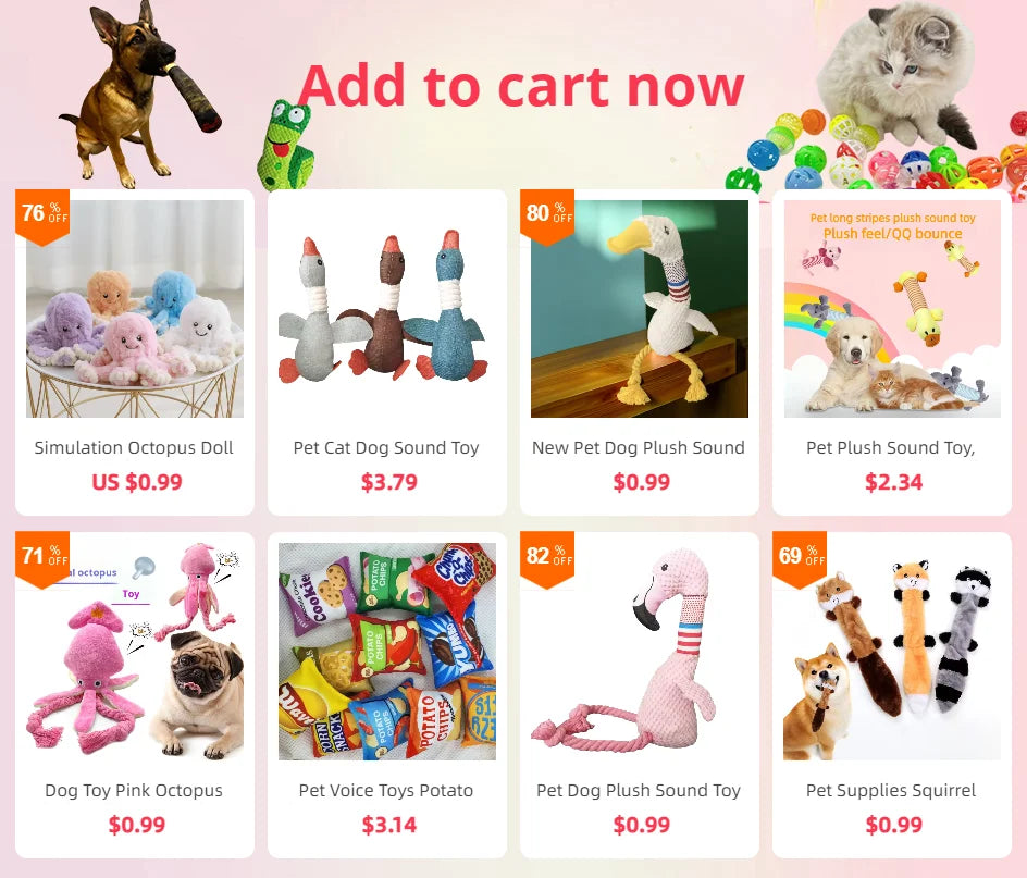 Interactive Dog Puzzle Feeder Toy, Indestructible Plush Squeaky Snail for Puppies and Dogs