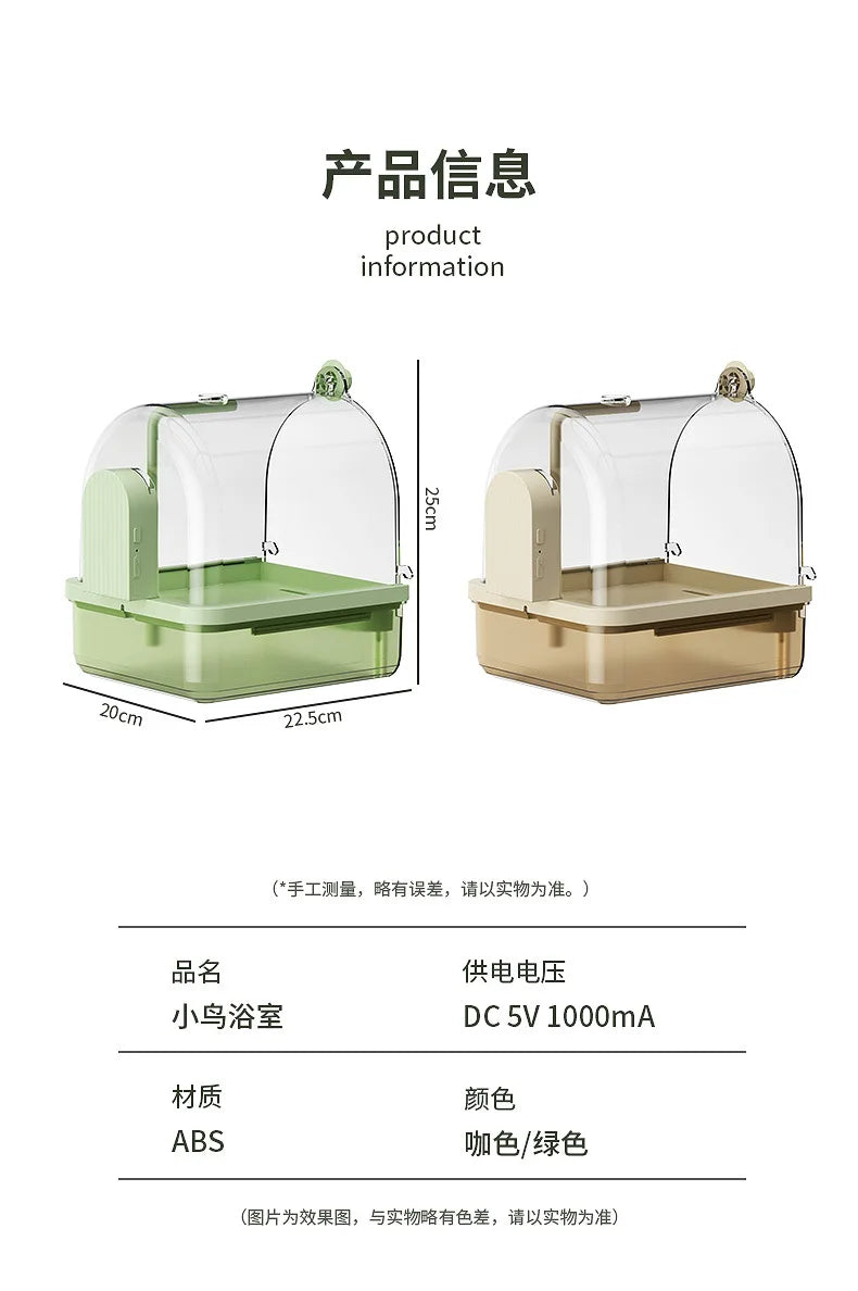 Hanging Bird Bath Box