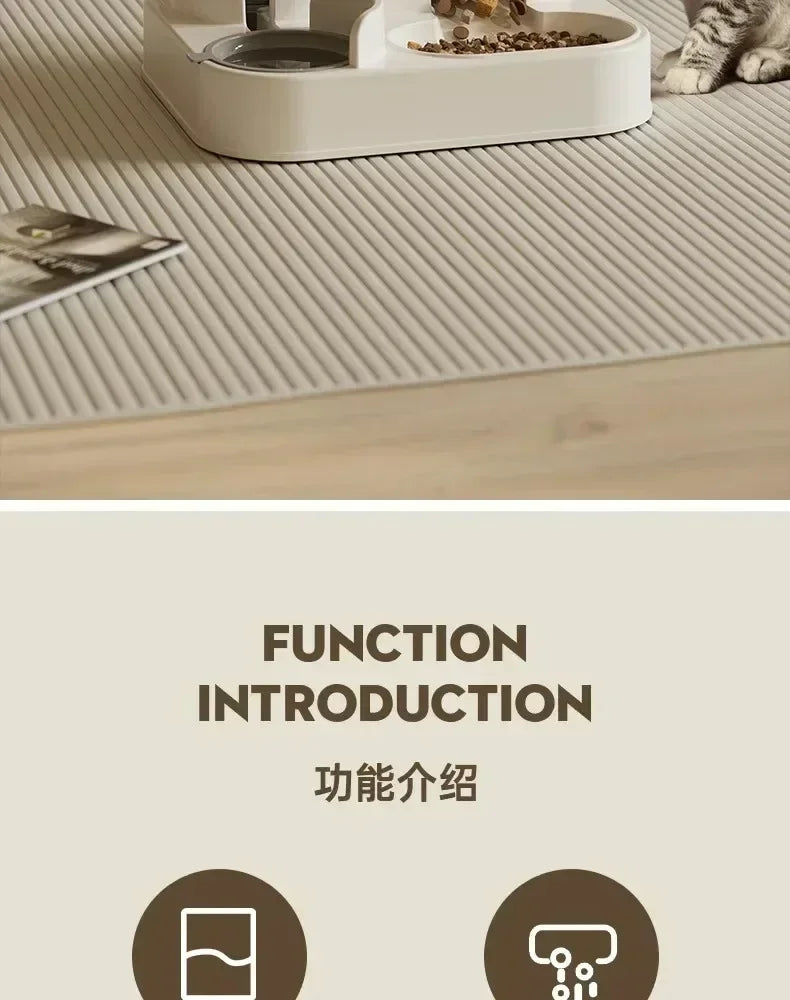 Automatic Pet Feeder with Water Fountain