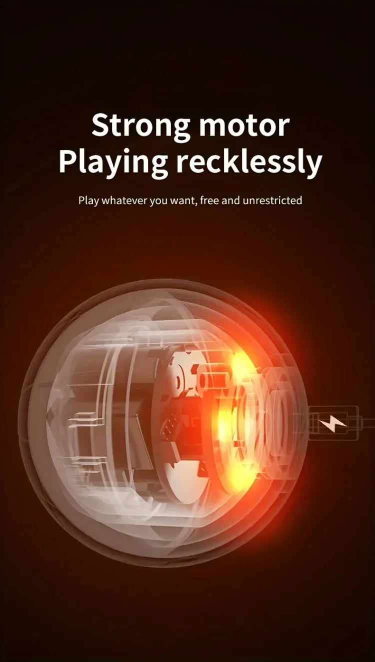 Electronic Moving Dog Toy Ball