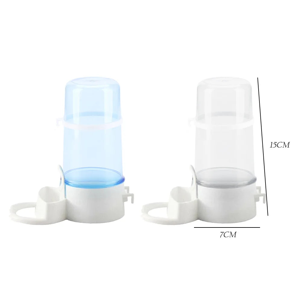 Automatic Bird Water Drinker & Feeder — Hanging Cage Dispenser for Parrots & Small Birds