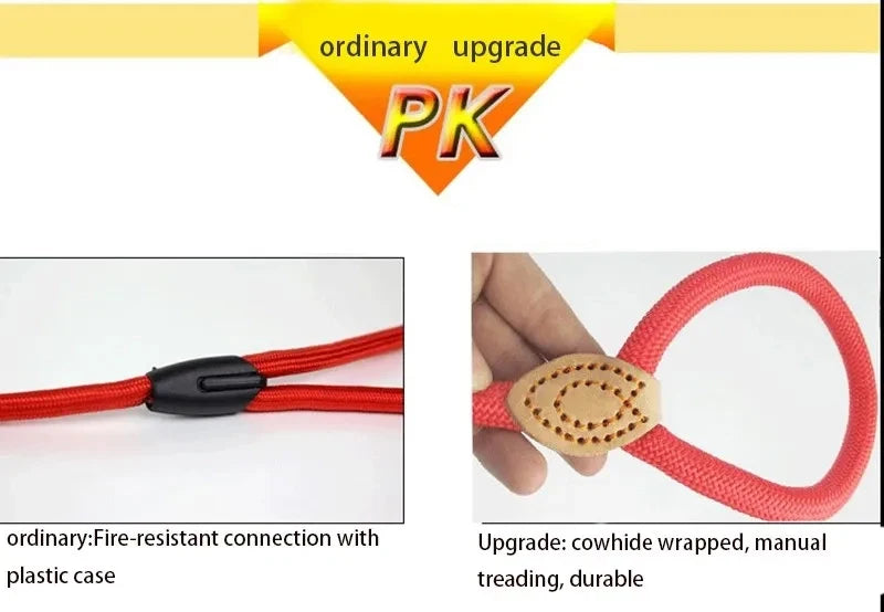 Heavy-Duty Slip Rope Dog Leash – for Medium & Large Dogs