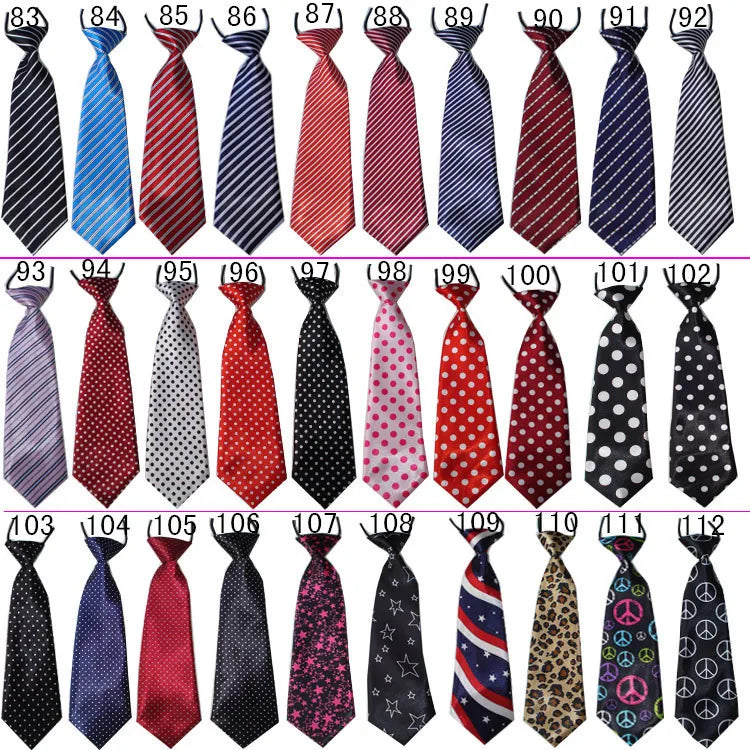 50/100pcs Adjustable Large Dog Neckties