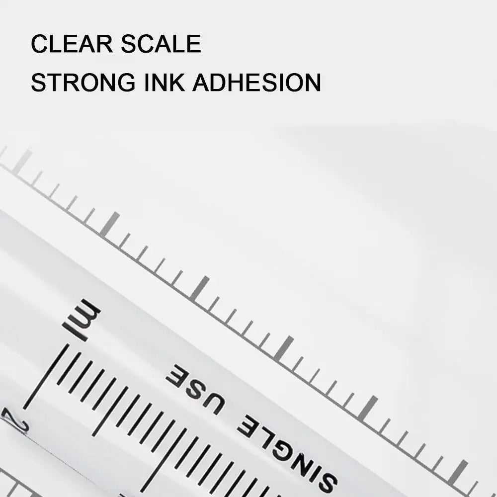 10pcs 1ml Disposable Veterinary Syringes with Needles, Sterile Insulin Syringes for Pets & Farm Animals