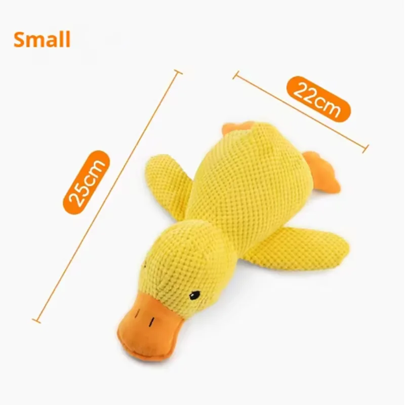 Stomping Duck Plush Dog Toy – Bite-Resistant, Teeth Cleaning Toy for Large Dogs & Puppies