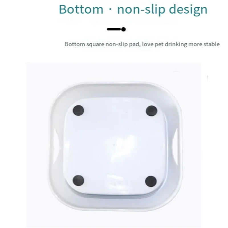 Anti-Spill Floating Pet Water Bowl