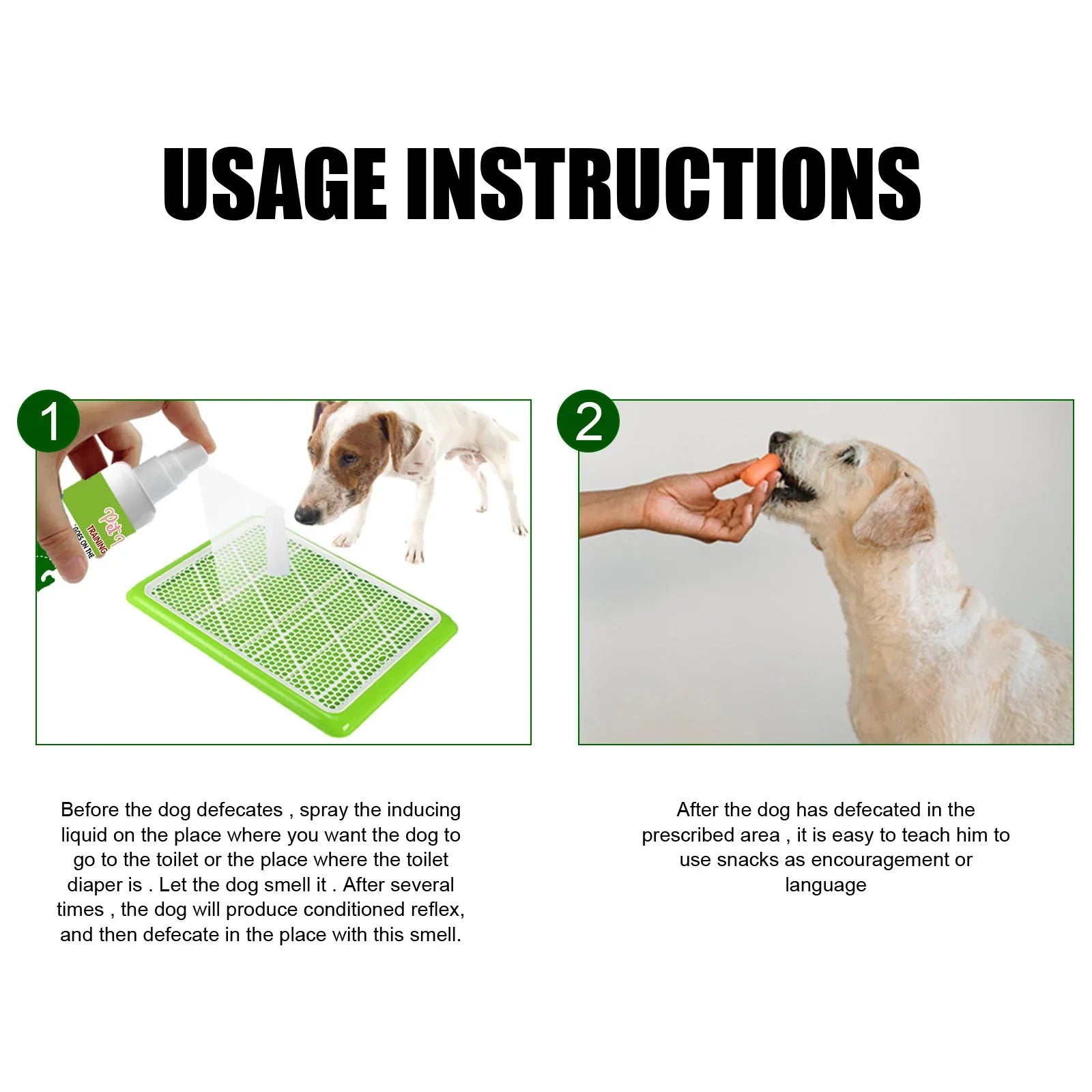 Pet Toilet Training Spray – Indoor Puppy & Cat Potty Training Aid