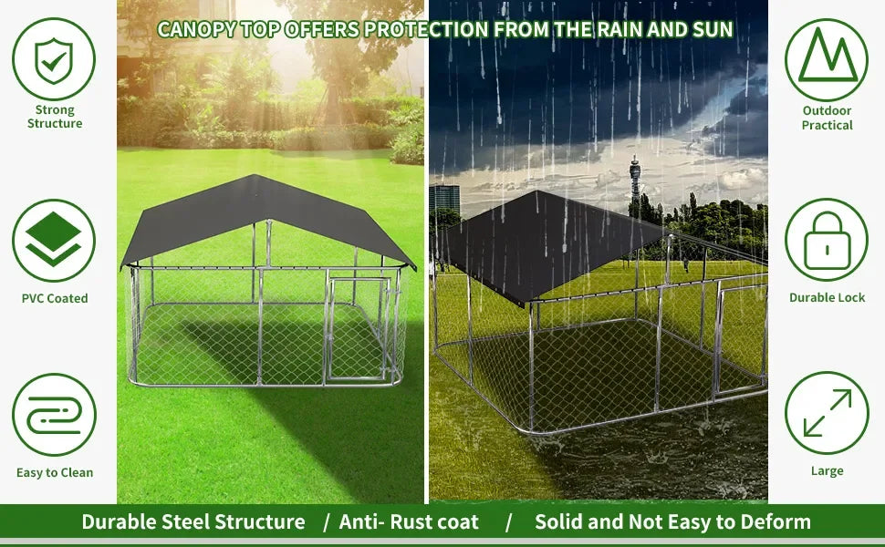 Heavy-Duty Outdoor Dog Kennel