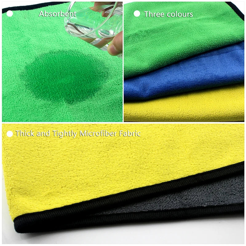 Quick-Drying Absorbent Pet Bath Towel for Dogs & Cats, Soft Lint-Free Fiber Blanket