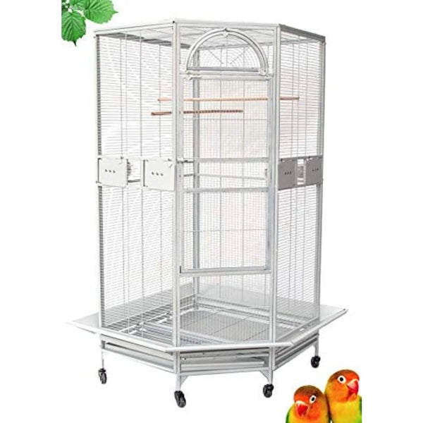 X-Large Corner Parrot Bird Flight & Breeding Cage