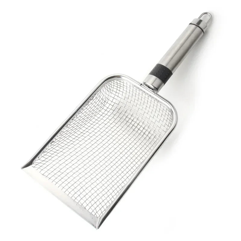 Long Handle Stainless Steel Cat Litter Scoop
