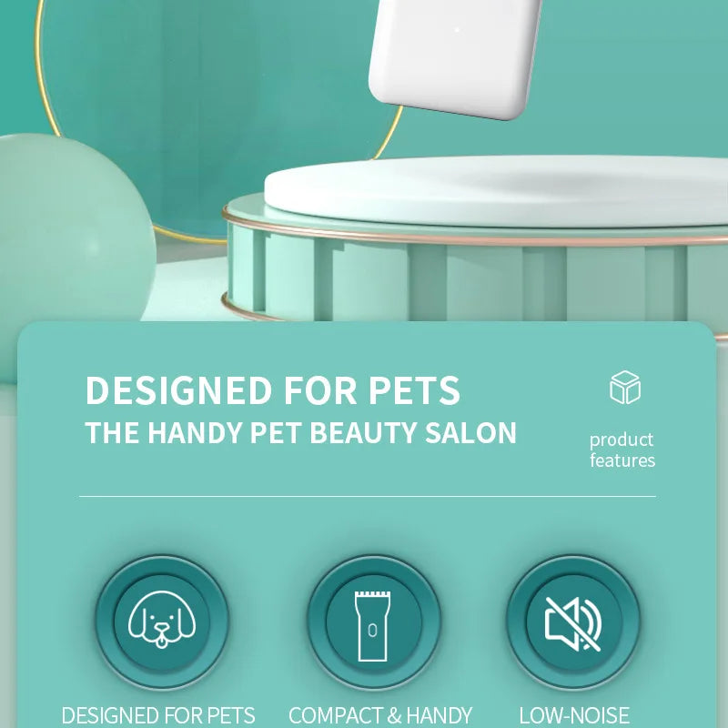 Cordless Rechargeable Pet Hair Trimmer