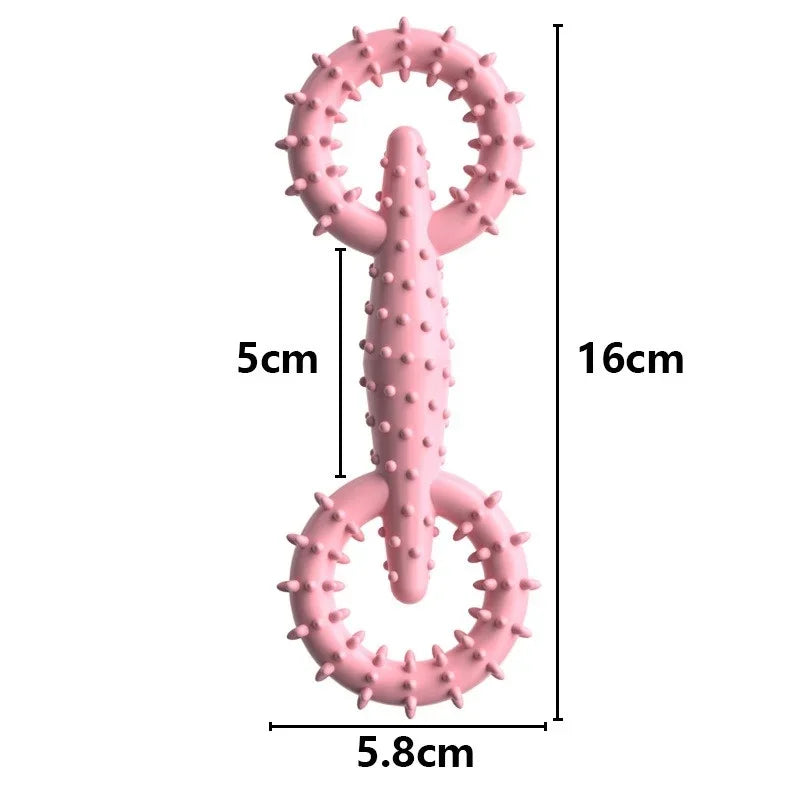 Indestructible Dog Pull Ring Toy – Interactive Chew Toy for Puppies & Large Dogs