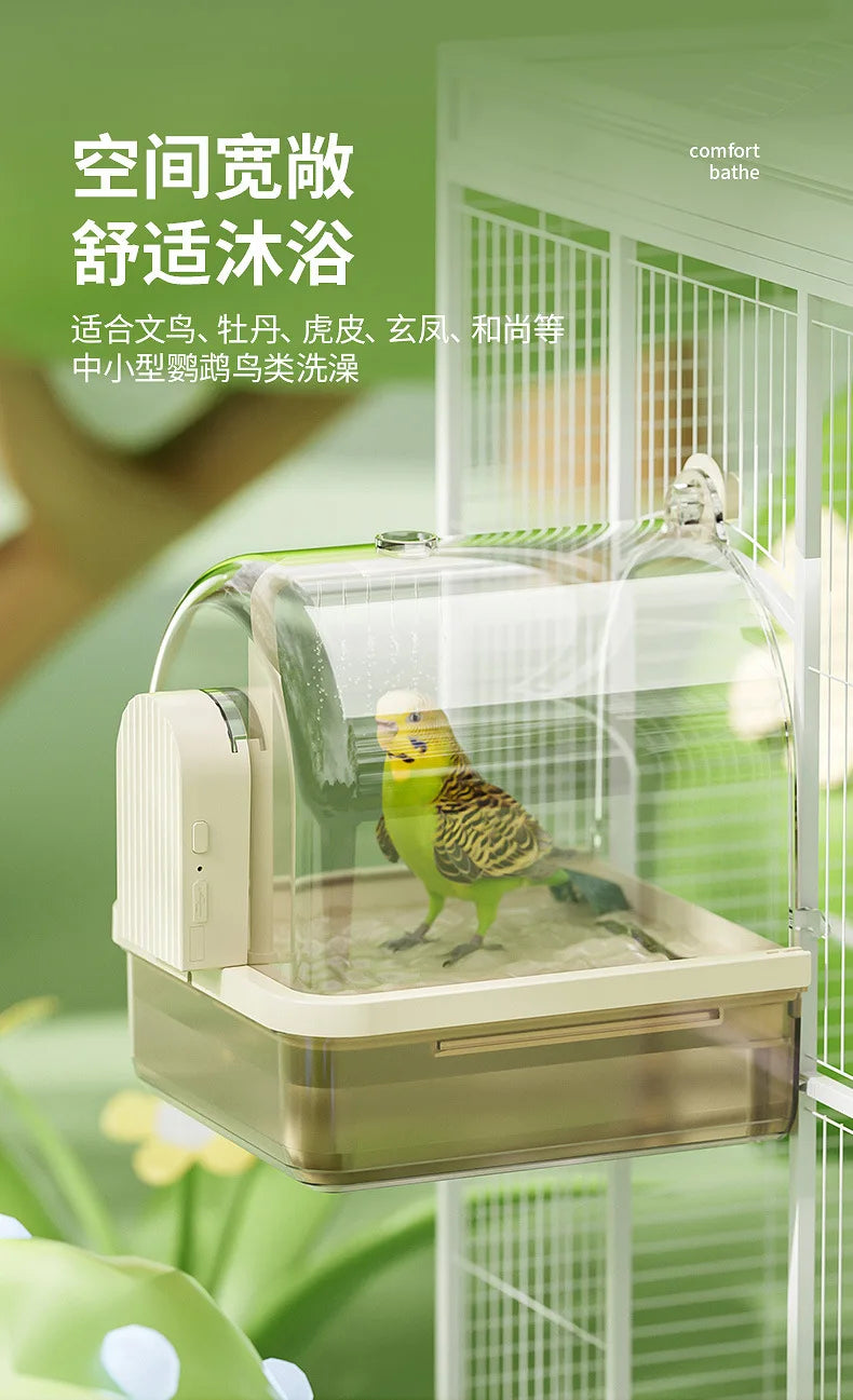 Hanging Bird Bath Box