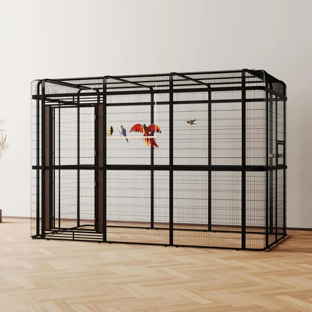 Outdoor 10FT Large Walk-In Aviary Bird Cage