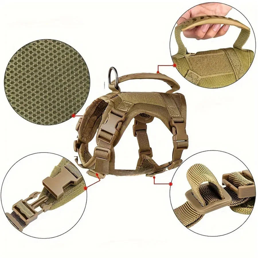 Waterproof Adjustable Outdoor Cat Vest with Chest Strap