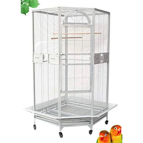 X-Large Corner Parrot Bird Flight & Breeding Cage