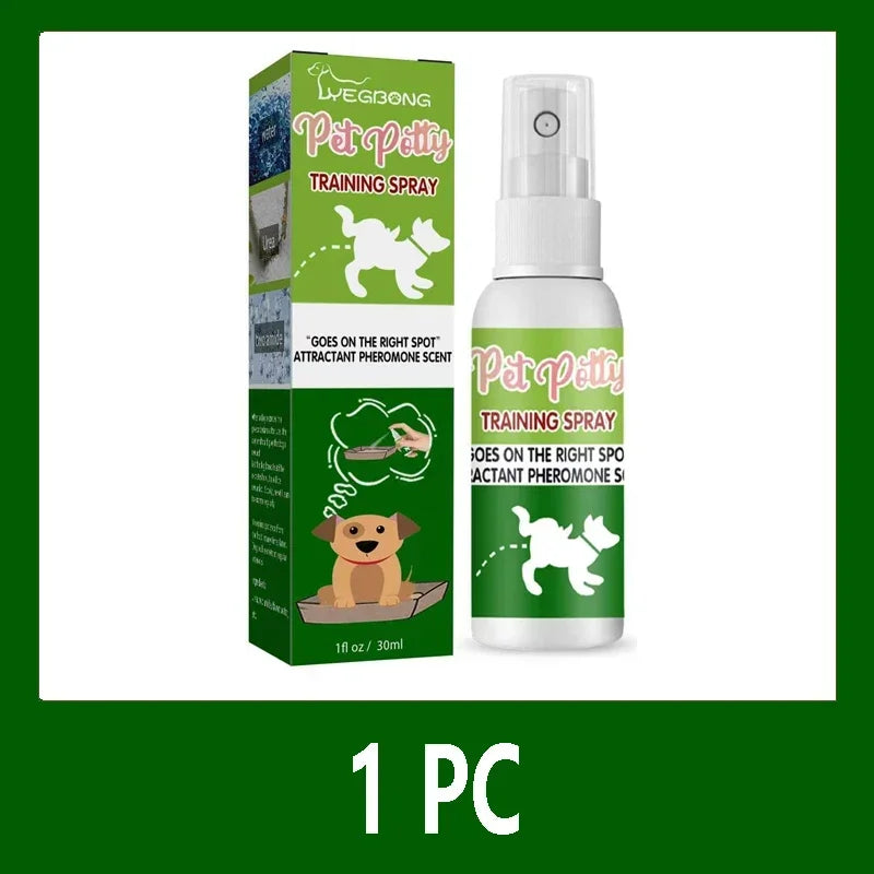 Pet Toilet Training Spray – Indoor Puppy & Cat Potty Training Aid