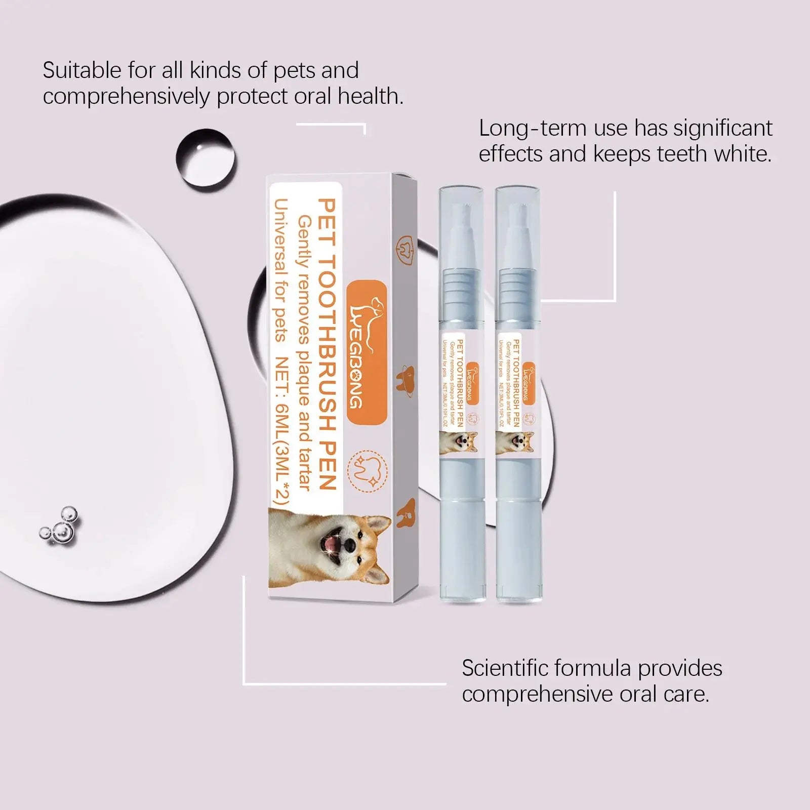 Pet Dental Pen – Dog & Cat Teeth Cleaning Tool