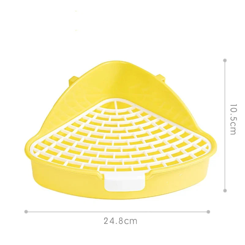 Rabbit Corner Litter Tray Potty Trainer for Small Animals