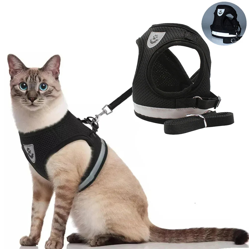 Escape-Proof Vest for Cats, Puppies, and Small Dogs