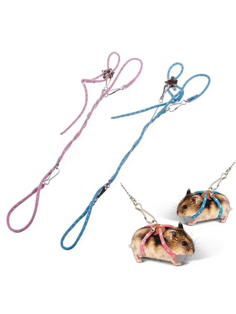 Adjustable Soft Harness & Leash for Small Pets and Birds
