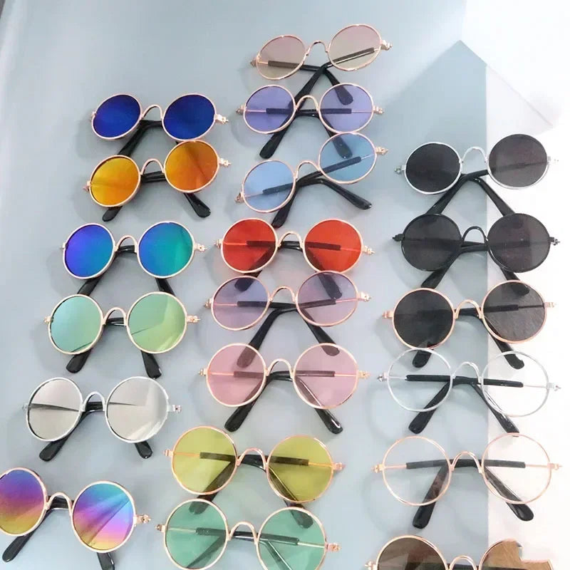 Cute Pet Sunglasses – UV Protection for Small Dogs, Cats & Photo Props