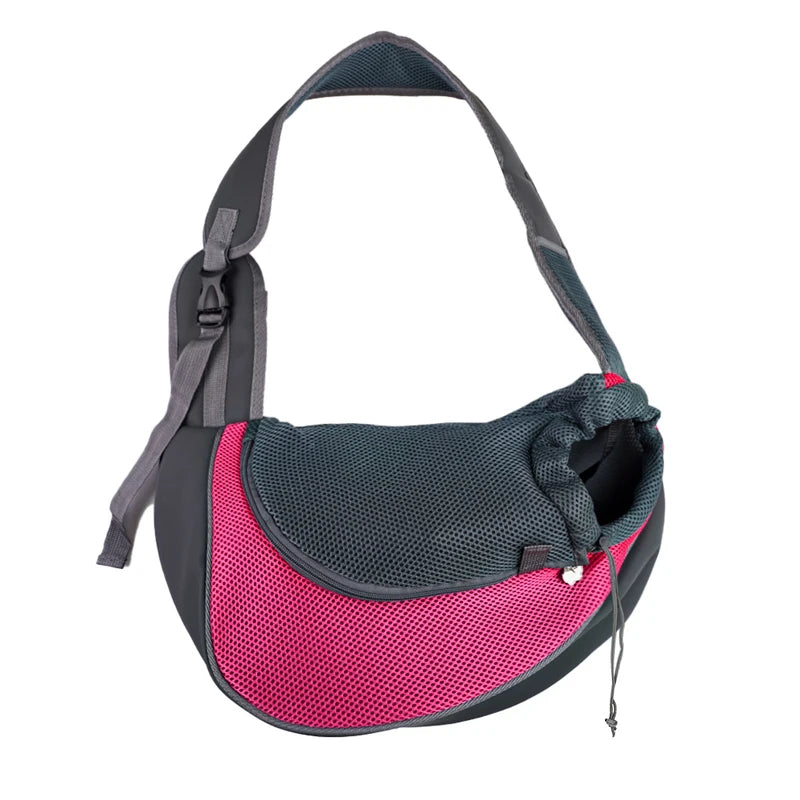 Pet Carrier Sling Bag, Mesh Travel Shoulder Tote for Small Dogs & Cats