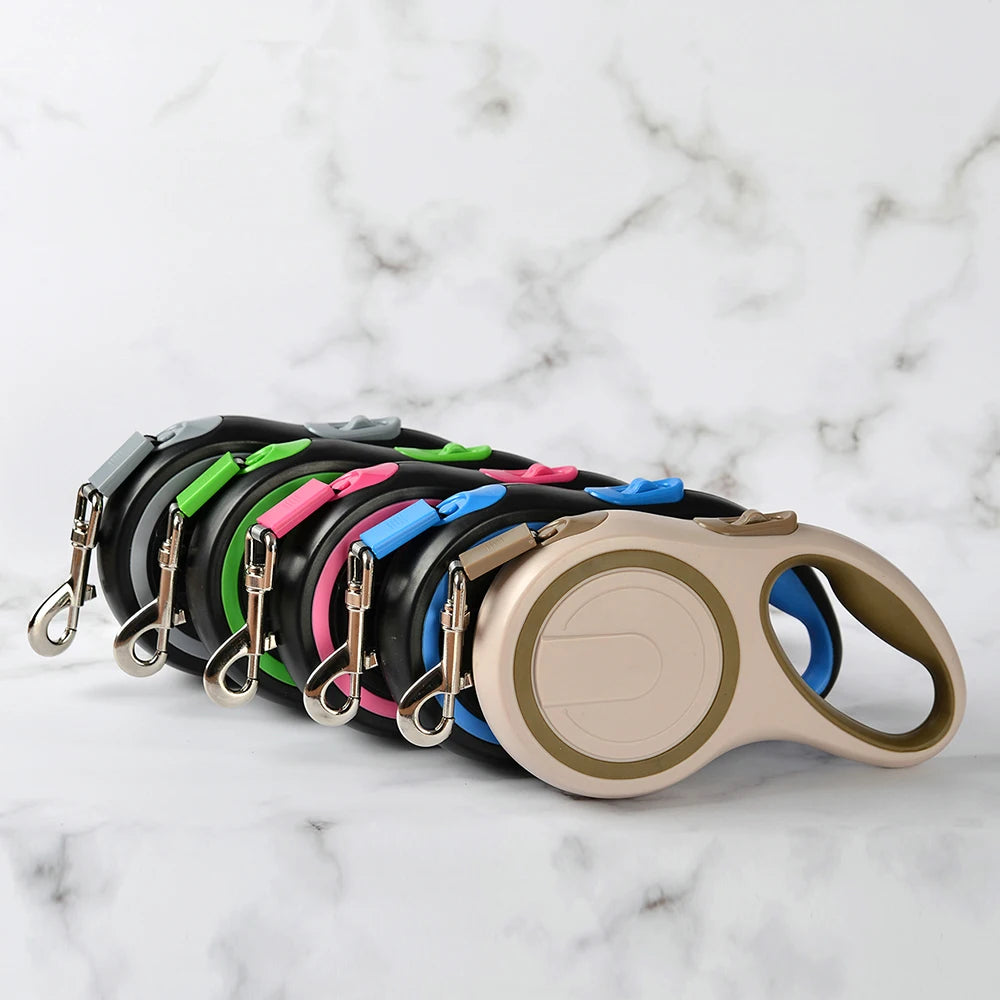 Retractable Dog Leash — Outdoor Hiking Lead for Small & Large Pets