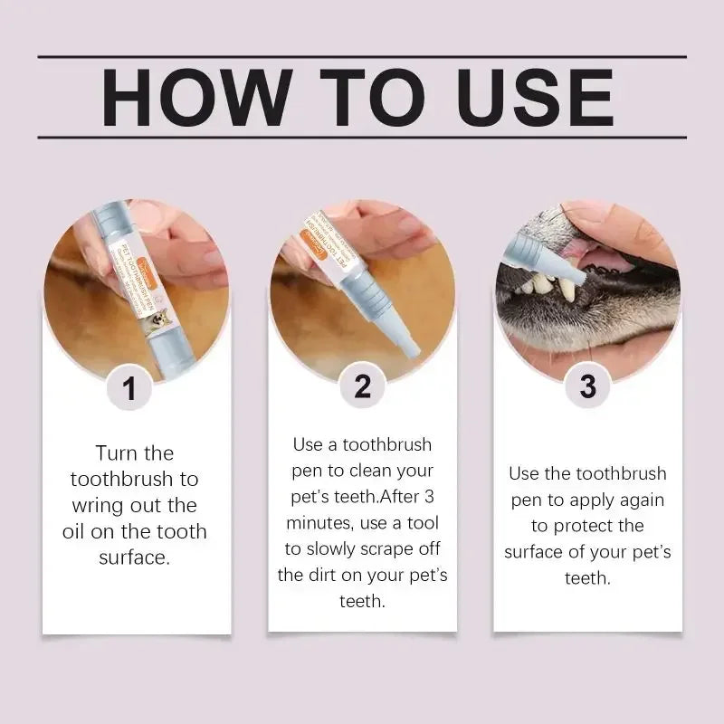 Pet Dental Pen – Dog & Cat Teeth Cleaning Tool