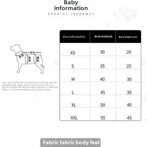 Warm Dog Hoodie Jacket for Small & Medium Dogs, Pet Coat with Hook Closure