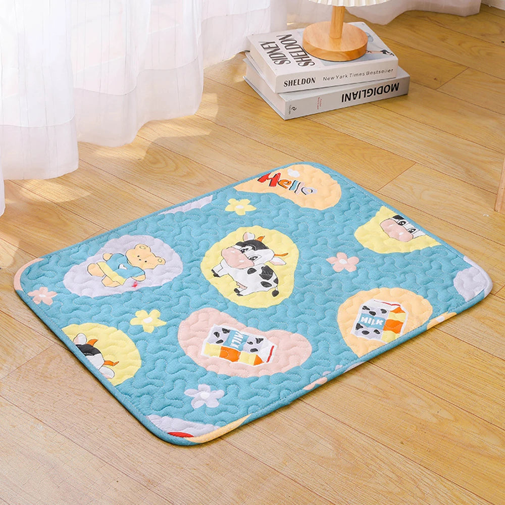 Moisture-Proof Cooling Pet Mat – Breathable Sofa Cushion for Dogs & Cats