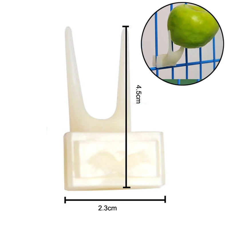 Stainless Steel Fruit & Vegetable Skewer for Parrots & Parakeets